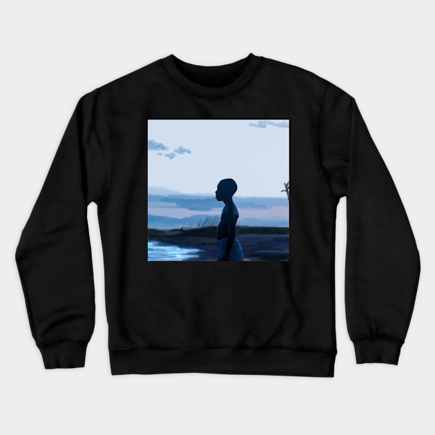 moonlight Crewneck Sweatshirt by Sue Cranberry